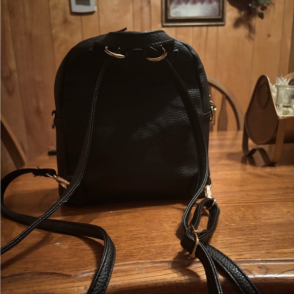 Black Bag with gold accents - Picture 3 of 5